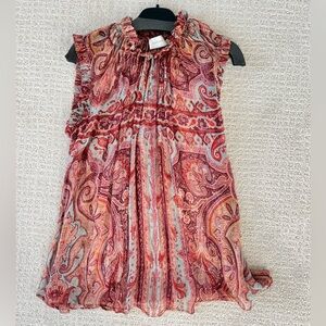 Zimmerman Paisly Chiffon Top - Size 2